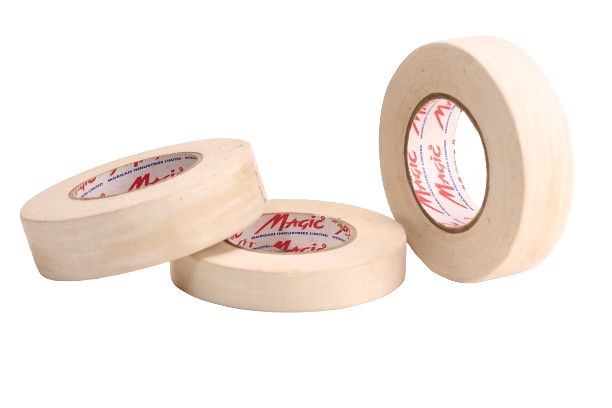 White cotton and black cotton tapes - Morgan